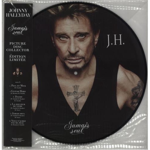 Виниловая пластинка WM Johnny Hallyday Jamais Seul (PICTURE DISCS/180 GRAM)