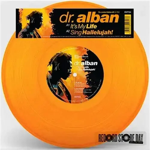 Виниловая пластинка Dr. Alban - It'S My Life (EP) (RSD2024, 10" Translucent Orange Vinyl LP)