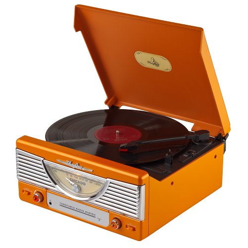 Проигрыватель винила Playbox Chicago Jukebox orange