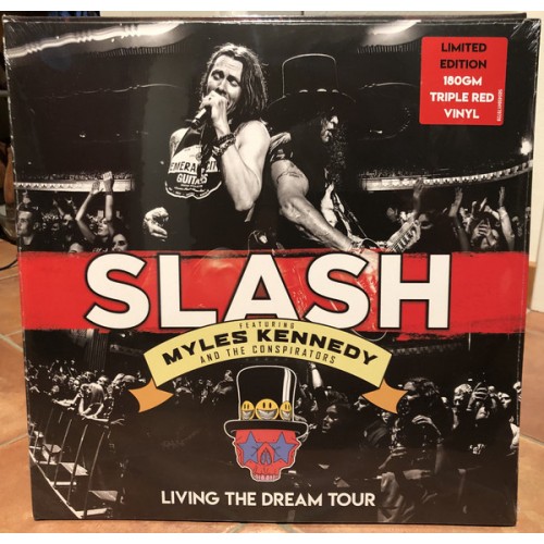 Виниловая пластинка Slash, Myles Kennedy And The Conspirators, Living The Dream Tour (Live At The Eventim Apollo, Hammersmith, London, 2019 / Intl Coloured Version / 3 Vinyl Set)