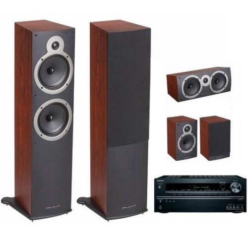 Домашний кинотеатр Denon AVR-2113 black + Wharfedale Crystal CR-30.4 rosewood quilt + Wharfedale Crystal CR-30.1 rosewood quilt + Wharfedale Crystal CR-30 CENTRE rosewood q