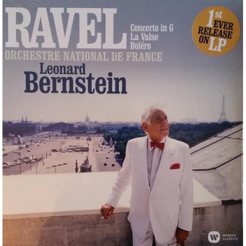 Виниловая пластинка WMC Leonard Bernstein/Orchestre National De France Ravel - Piano Concerto, Bolero, La Valse (RSD2019/Limited 180 Gram Black Vinyl)