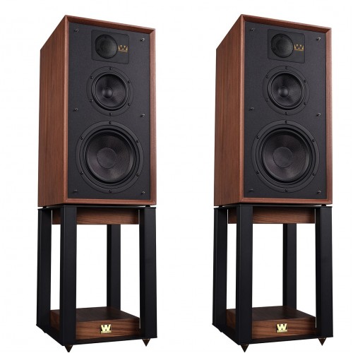 Полочная акустика Wharfedale 85th Anniversary Linton Antique Walnut со стойками