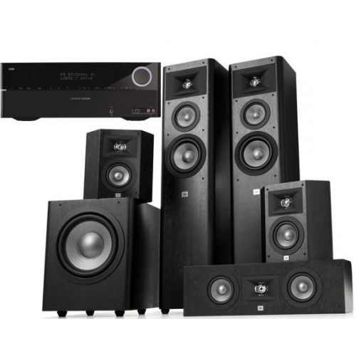 Домашний кинотеатр JBL STUDIO 270+225+210+SUB250P black + Harman/Kardon AVR 170