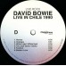 Виниловая пластинка BOWIE DAVID - LIVE IN CHILE 1990 (LP)