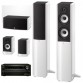 Домашний кинотеатр Denon AVR-2113 black + Boston Acoustics A250 Gloss White + Boston Acoustics A23 White + Boston Acoustics A225c white