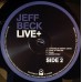 Виниловая пластинка Jeff Beck LIVE+ (180 Gram)