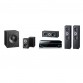 Magnat MS 802 black + MS Center 252 black + MS 102 black + MS Sub 202A black + Sherwood R-607 black