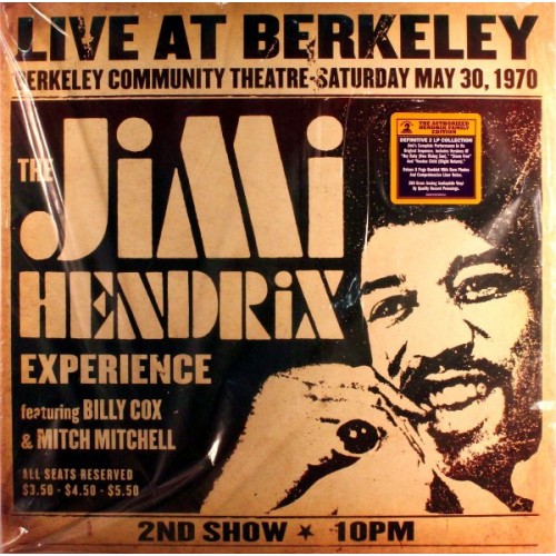 Виниловая пластинка Jimi Hendrix LIVE AT BERKELEY