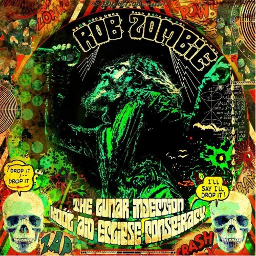 Виниловая пластинка Rob Zombie - The Lunar Injection Kool Aid Eclipse Conspiracy (Blue in Bottle Green with Black and Bone Splatter Vinyl LP)