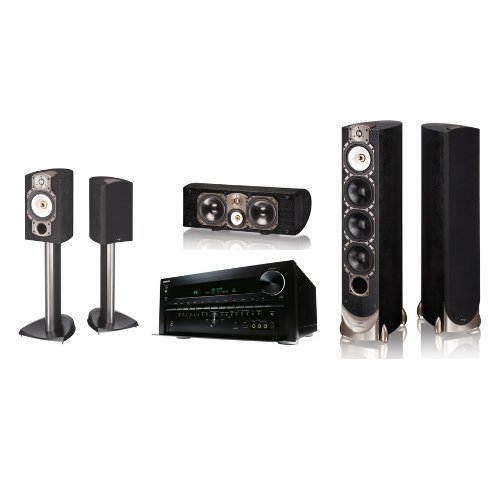 Paradigm Studio 20 v.5 Black + Studio 100 v.5 Black + Studio CC-590 v.5 Black + Onkyo TX-NR5010 black