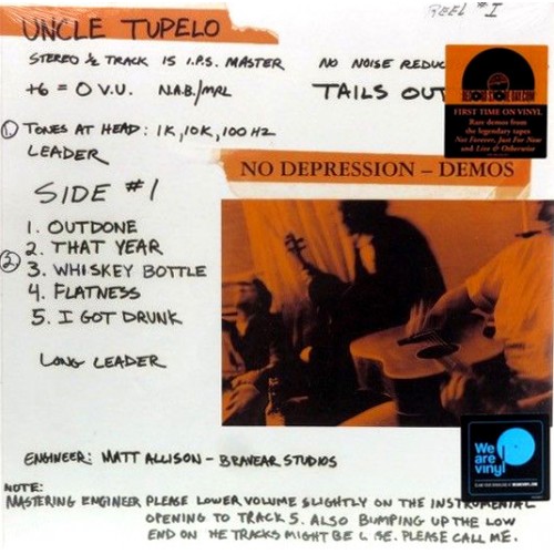 Виниловая пластинка Sony Uncle Tupelo No Depression - Demos (Limited Black Vinyl)