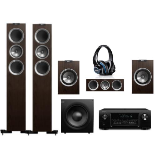 Домашний кинотеатр KEF + AV ресивер Denon AVR-3313