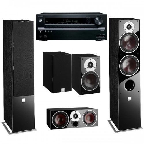 Onkyo TX-NR636 black + Dali Zensor 1 black ash + Dali Zensor 7 black ash + Dali Zensor Vokal black ash