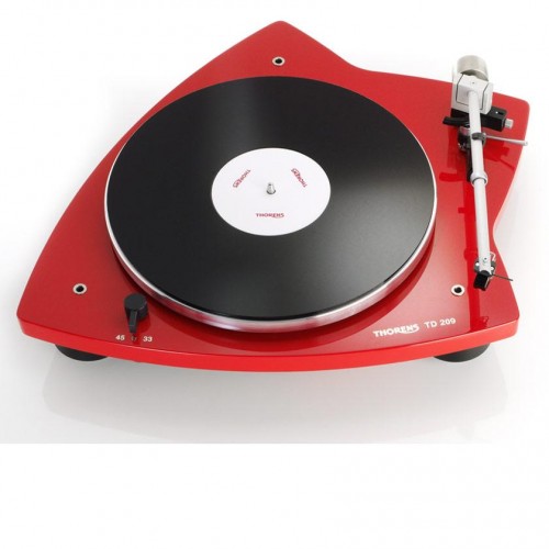 Проигрыватель винила Thorens TD209 highgloss red (Тонарм TP90, картридж TAS 267)