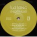 Виниловая пластинка K.D. Lang INGENUE (25TH ANNIVERSARY)