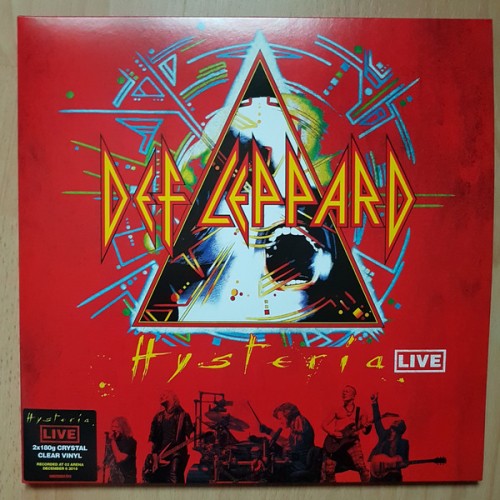 Виниловая пластинка Def Leppard — HYSTERIA LIVE (LIMITED ED.,CLEAR VINYL) (2LP)