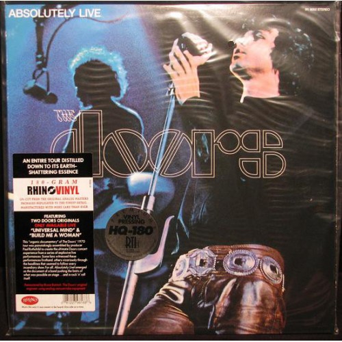 Виниловая пластинка WM The Doors Absolutely Live (180 Gram/Remastered)