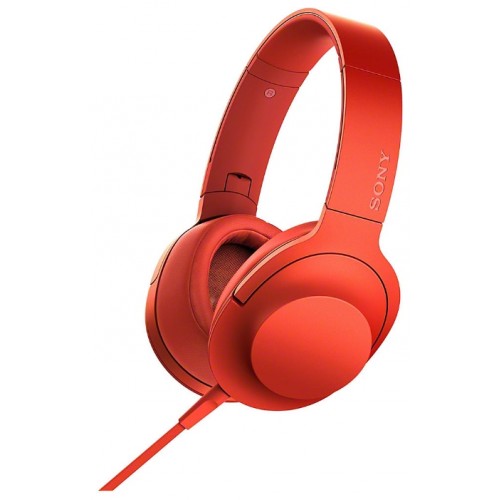 Наушники Sony MDR-100AAP red