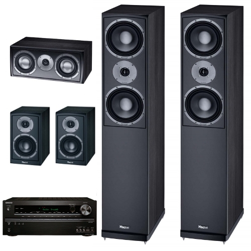 Домашний кинотеатр Magnat Vector 205 black + Magnat Vector 201 black + Magnat Vector Center 211 + Onkyo TX-NR626