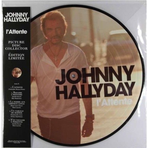 Виниловая пластинка WM Johnny Hallyday L'Attente (PICTURE DISCS/180 GRAM)