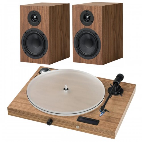 Виниловый проигрыватель Pro-Ject Juke Box S2 Stereo Set Walnut