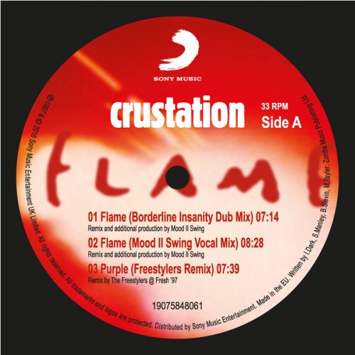 Виниловая пластинка Sony Crustation Flame (Black Vinyl)