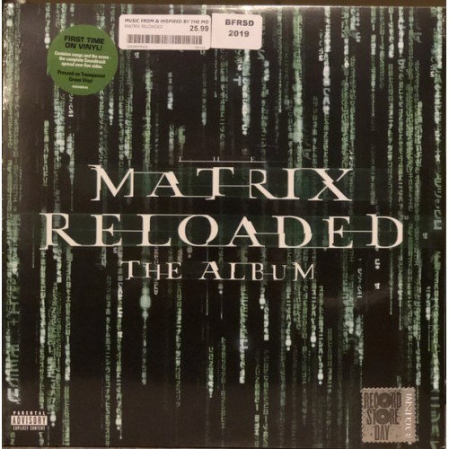 Виниловая пластинка WM VARIOUS ARTISTS, THE MATRIX RELOADED (MUSIC FROM AND INSPIRED BY THE MOTION PICTURE) (Limited Transparent Green Vinyl/Gatefold)