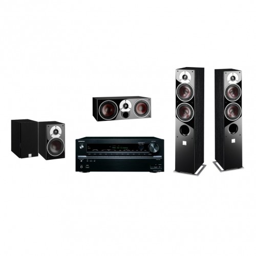 Dali Zensor 5 black ash + Zensor 1 black ash + Zensor Vokal Black Ash + Onkyo TX-NR737 black