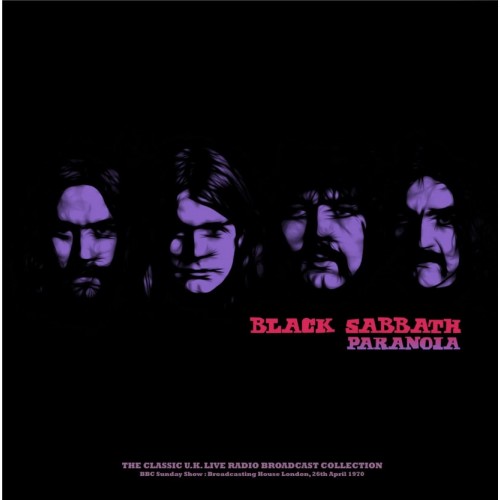 Виниловая пластинка Black Sabbath - Paranoia (BBC Sunday Show : Broadcasting House London 26th April 1970) (Red Marble Vinyl)