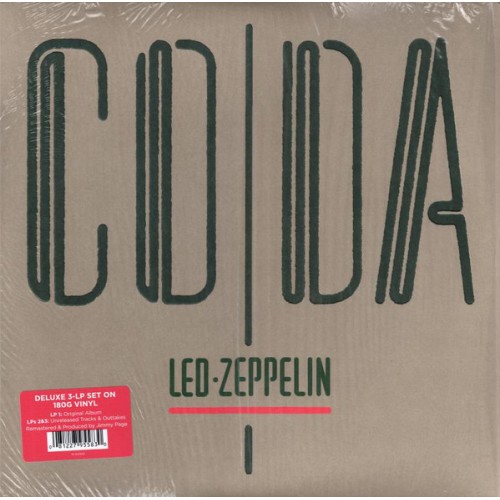 Виниловая пластинка WM Led Zeppelin Coda (DELUXE EDITION/REMASTERED/180 GRAM/TRIFOLD SLEEVE WITH THREE POCKETS)