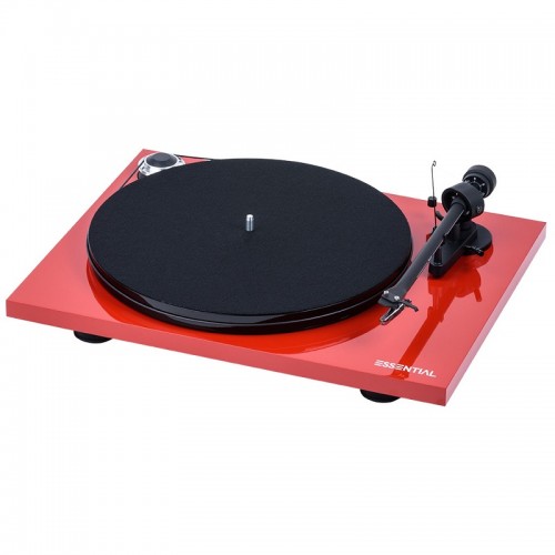 Проигрыватель винила Pro-Ject ESSENTIAL III PHONO (OM 10) red