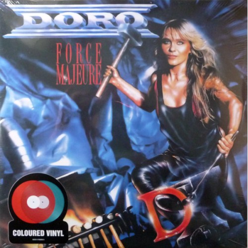 Виниловая пластинка Doro — FORCE MAJEURE(LIM.ED.COLOUR RED/BLUE) (2LP)