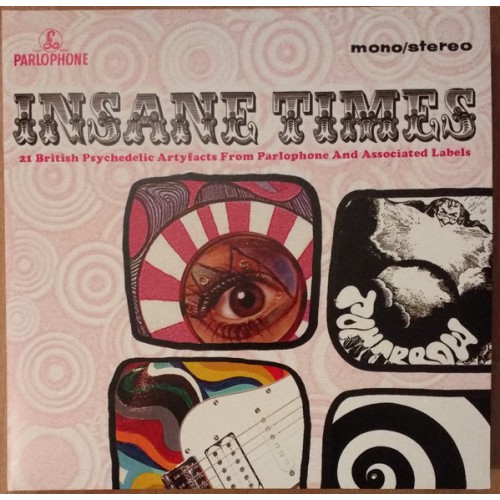 Виниловая пластинка PLG VARIOUS ARTISTS, INSANE TIMES - 21 BRITISH PSYCHEDELIC ARTYFACTS FROM PARLOPHONE AND ASSOCIATED LABELS (180 Gram Blue Vinyl)