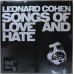 Виниловая пластинка Sony Leonard Cohen Songs Of Love And Hate (180 Gram)