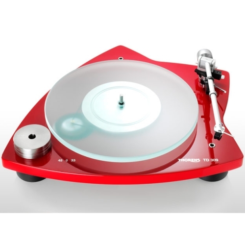 Проигрыватель винила Thorens TD309 highgloss red (Тонарм TP92, картридж TAS 267)