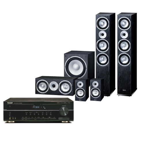 Домашний кинотеатр Magnat Quantum 5573 Set black + Sherwood RD-6506