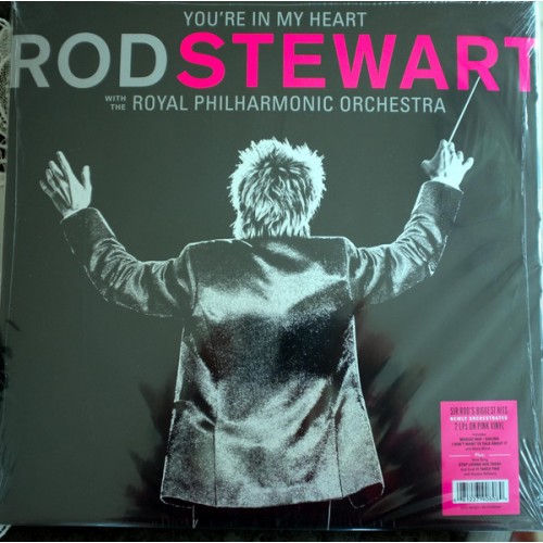 Виниловая пластинка WM ROD STEWART, YOU'RE IN MY HEART: ROD STEWART WITH THE ROYAL PHILHARMONIC ORCHESTRA (Limited 180 Gram Pink Vinyl)