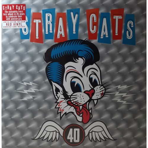 Виниловая пластинка Stray Cats — 40 (LIMITED ED.,RED VINYL) (LP)