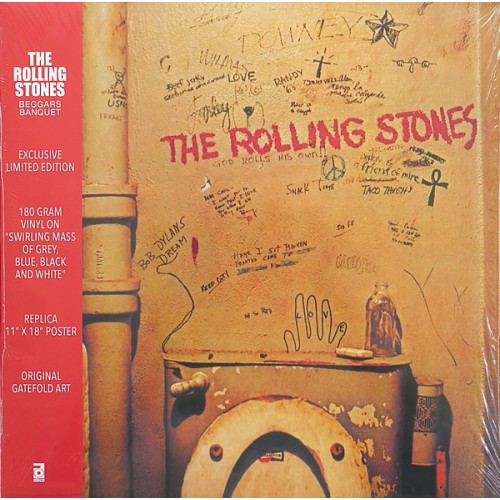 Виниловая пластинка ROLLING STONES THE - BEGGARS BANQUET - RSD 2023 RELEASE (GREY BLUE BLACK AND WHITE LP)