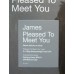 Виниловая пластинка James, Pleased To Meet You (2LP / 180gm Vinyl)