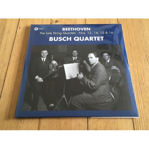 Виниловая пластинка WMC BUSCH QUARTET, BEETHOVEN: THE LATE STRING QUARTETS (LP 180 GR. gatefold - black vinyl - no download code)