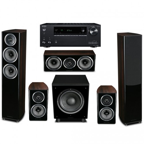 Комплект домашнего кинотеатра Onkyo TX-NR686 black + Diamond 11.3 + Diamond 11.1 + Diamond 11.CS Walnut + Diamond SW-10 blackwood