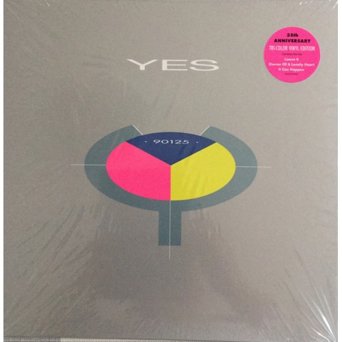 Виниловая пластинка WM Yes 90125 (Limited TriColored Vinyl (Pink/Yellow/Blue))