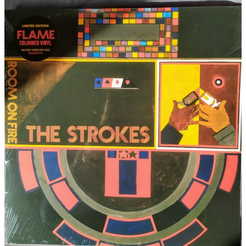 Виниловая пластинка Sony THE STROKES, ROOM ON FIRE (Limited Mix of Clear, Orange and Yellow Vinyl)