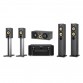 Bowers & Wilkins 684 S2 black ash + 686 S2 black ash + HTM 61 S2 black ash + Marantz SR7008 black