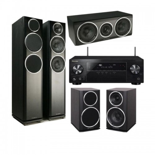 Pioneer VSX-830-K + Wharfedale Diamond 155 + Diamond 121 + Diamond 101C blackwood