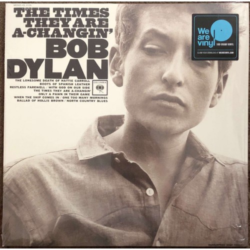 Виниловая пластинка Bob Dylan THE TIMES THEY ARE A-CHANGIN'