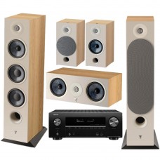 Комплект домашнего кинотеатра Focal Chora Set 5.0 (826+806+Center) Light Wood + Denon AVR-X2600H black