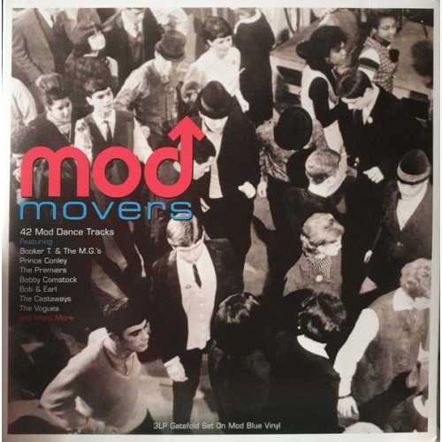 Виниловая пластинка FAT VARIOUS ARTISTS, MOD MOVERS (180 Gram Blue Vinyl)